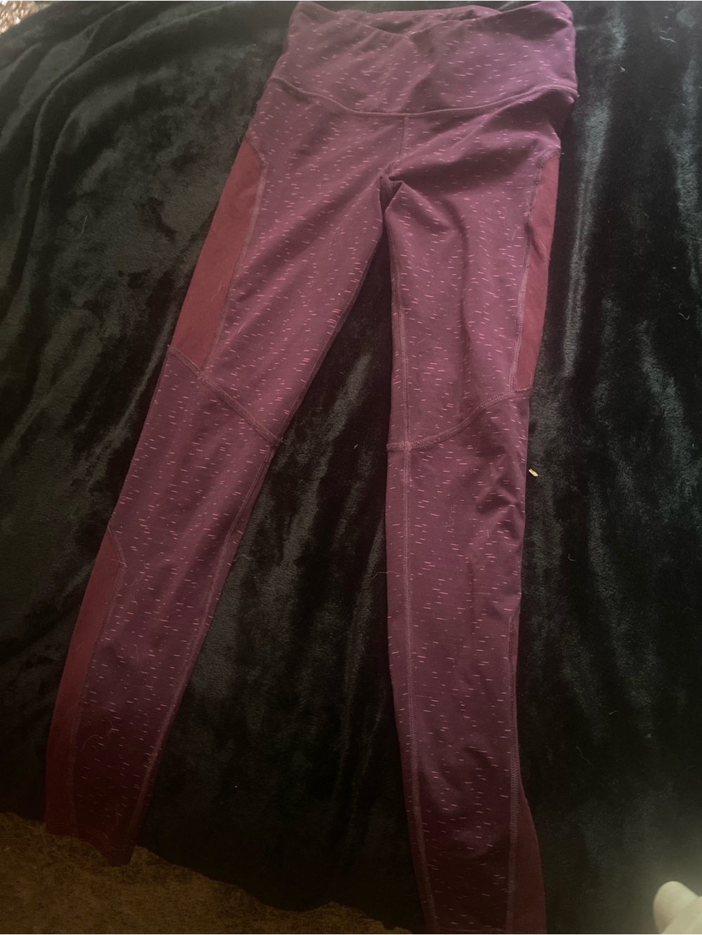Victoria's Secret Girls' Plum Purple Performance Leggings